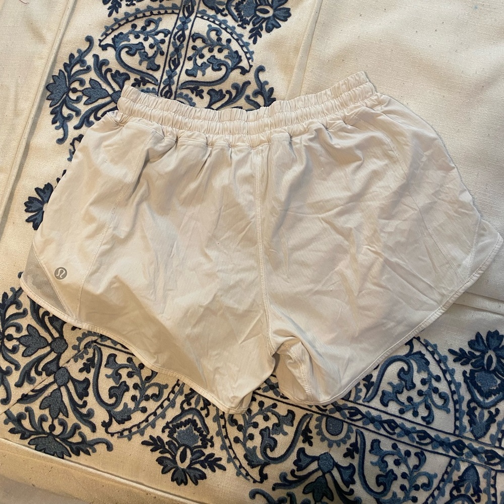 White Lululemon Shorts